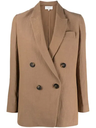 VINCE DOUBLE-BREASTED BLAZER