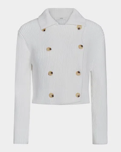 VINCE DOUBLE-BREASTED SWEATER JACKET