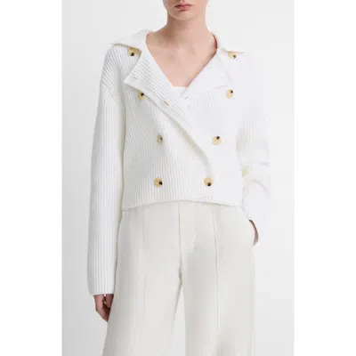 VINCE VINCE DOUBLE BREASTED SWEATER JACKET