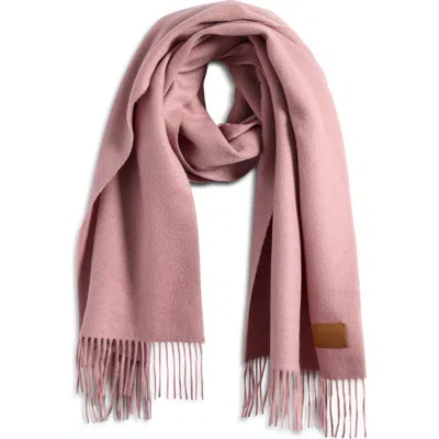 Vince Double Face Cashmere Scarf In Pink