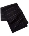 Vince Double Face Creekside Plaid Wool & Cashmere-blend Scarf In Blue