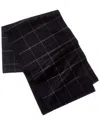 Vince Double Face Creekside Plaid Wool & Cashmere-blend Scarf In Blue
