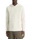 Vince Double Face Pullover Hoodie In Neutral