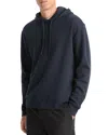 Vince Cotton-blend Hoodie In Coastal Blue
