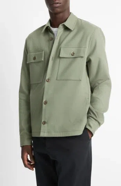 VINCE VINCE DOUBLE FACE WORKWEAR BUTTON-UP SHIRT