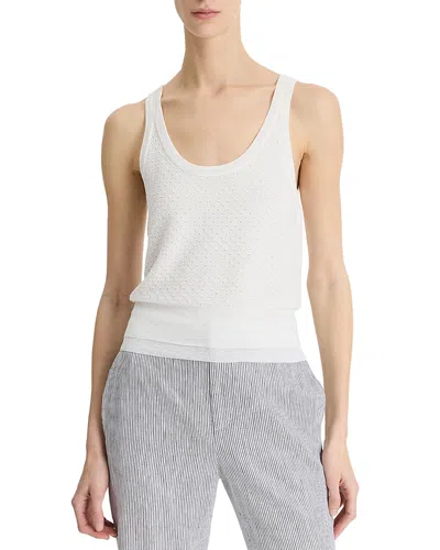 VINCE DOUBLE LAYER KNIT TANK TOP