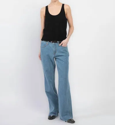 Vince Double Layer Mesh Cami In Black