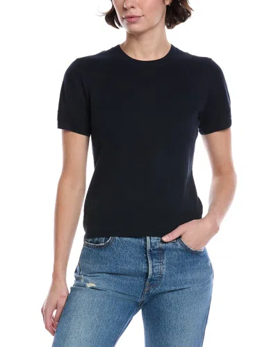 Vince Double Layer T-shirt In Animal Print