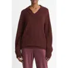Vince Collared Layered Sweater In Black Rose
