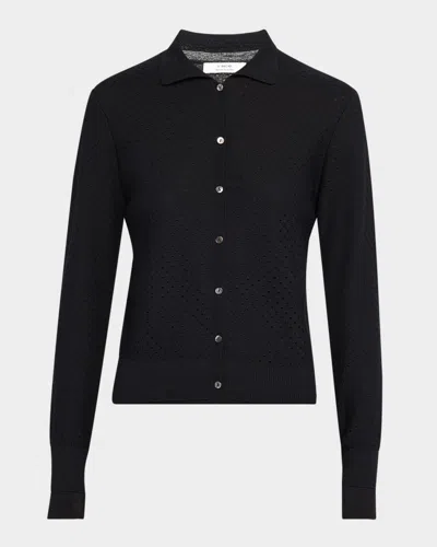 VINCE DOUBLE-LAYERED CARDIGAN