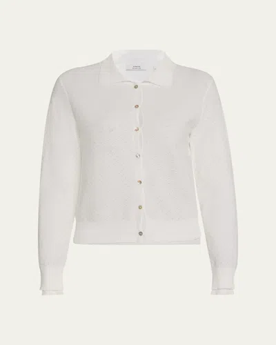 VINCE DOUBLE-LAYERED CARDIGAN