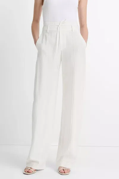 Vince Double-waistband Drawstring Pant In Off-white In Off White