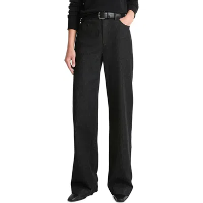 VINCE VINCE DOUBLE WAISTBAND WIDE LEG JEANS