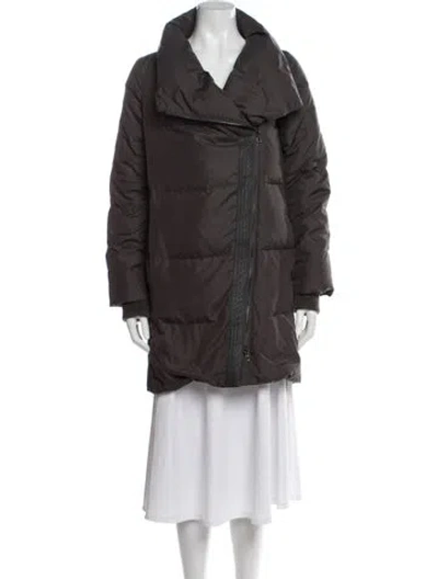 Pre-owned Vince Down Coat In Gray