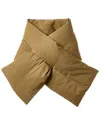 Vince Down-filled Puffer Scarf In Green