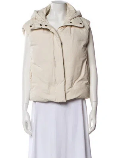 Pre-owned Vince Down Jacket In Neutral