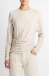 Vince Fixed-drape Long-sleeve Blouse