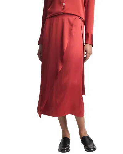 VINCE VINCE DRAPED D-RING SKIRT