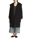 Vince Draped Hooded Wool & Cashmere-blend Coat
