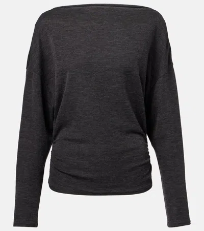 Vince Draped Top In Gray
