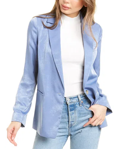 Vince Drapey Boyfriend Blazer In Blue