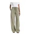 Vince Mid Rise Utility Drawstring Pants In Nude