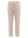 Vince Tailored Trousers With Back Pockets And Button Detail In Pink