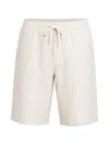 Vince Drawstring Shorts In Animal Print