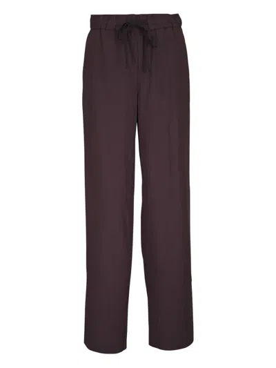 Vince Drawstring Trousers In Brown