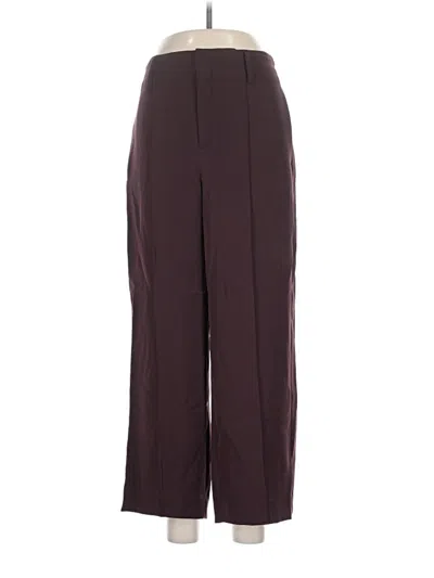 Pre-owned Vince Dress Pants In Burgundy
