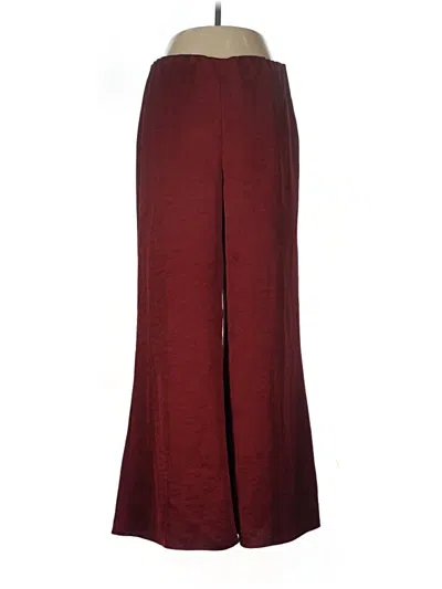 Pre-owned Vince Dress Pants In Burgundy