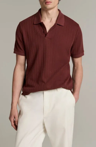 Vince Regular Fit Garment Dyed Cotton Polo In Animal Print