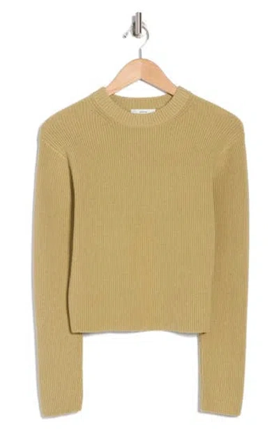 Vince Drop Shoulder Long Sleeve Crewneck T-shirt In Thyme