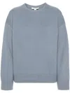 Vince Drop-shoulder Sweater In Blue