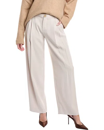 Vince Drop Waist Pleated Trouser In Neutral