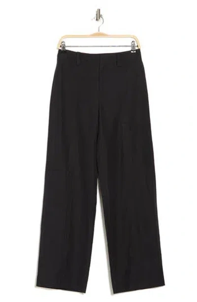 Vince Drop Waist Utility Wide Leg Pants In Black
