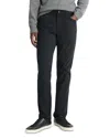 Vince Griffith Brushed Stretch Cotton Twill Chino Pants In Black
