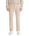 Vince Men's High Rise Straight Leg Jeans In Cahuenga Khaki