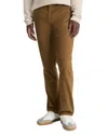 Vince Dylan Slim Fit Peached Stretch Cotton Pants In Green