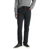 Vince Griffith Brushed Stretch Cotton Twill Chino Pants In Black
