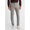 Vince Dylan Slim Fit Peached Stretch Cotton Pants In Gray
