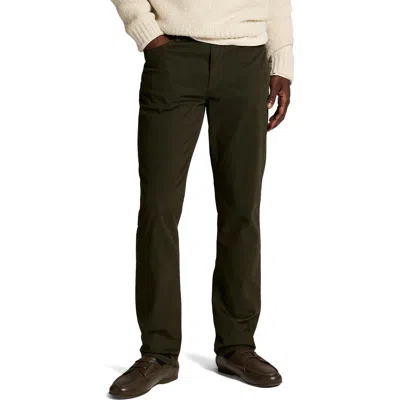 Vince Dylan Slim Fit Peached Stretch Cotton Pants In Green
