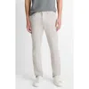 Vince Dylan Slim Fit Peached Stretch Cotton Pants In Silvermoon
