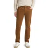 Vince Men's Dylan Peached Cotton 5-pocket Pants In Vicuna