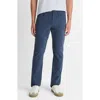 Vince Dylan Slim Fit Peached Stretch Cotton Pants In Washed Ink