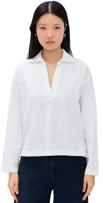 VINCE EASY POLO OPTIC WHITE