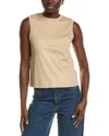Vince Easy Shell Pullover In Neutral