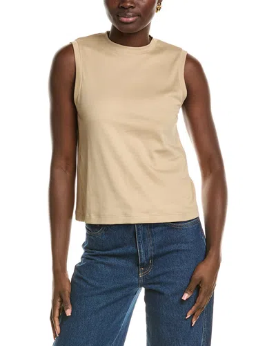Vince Easy Shell Pullover In Neutral