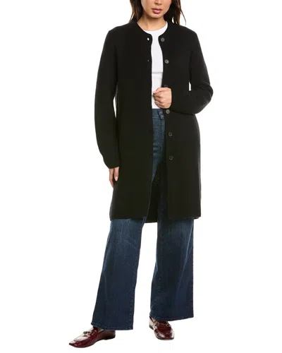 Vince Easy Wool-blend Car Coat In Multi