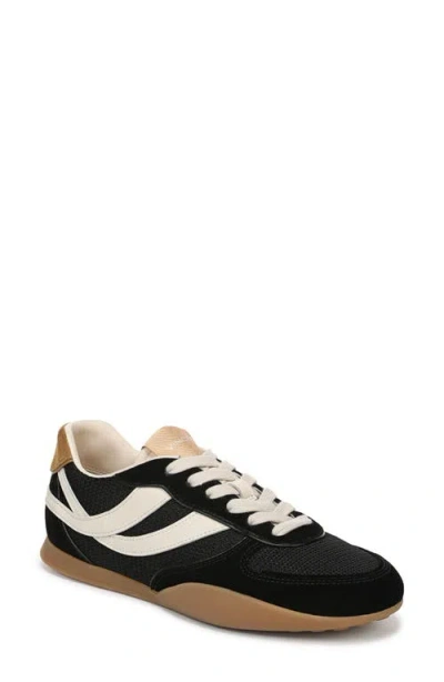 Vince Echo Trainer Leather Sneaker In Black
